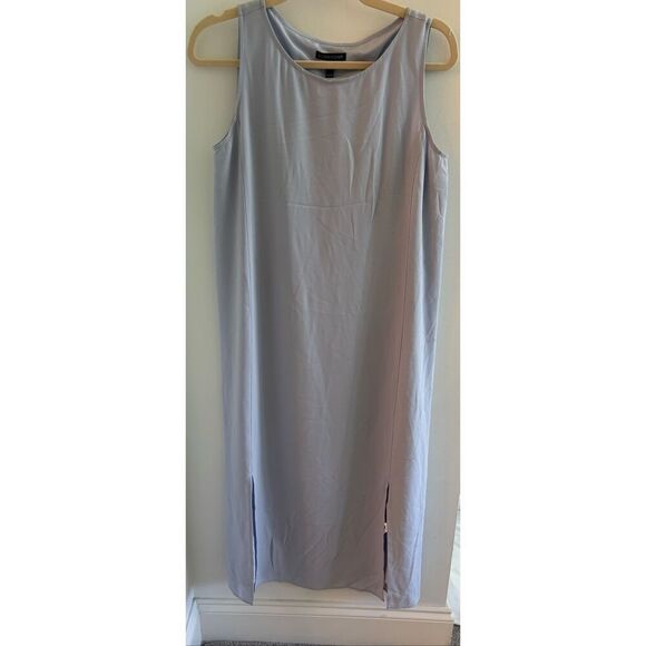 Nearly NEW Eileen Fisher 100% silk crepe maxi dress, XS $398 C40 - Picture 2 of 8